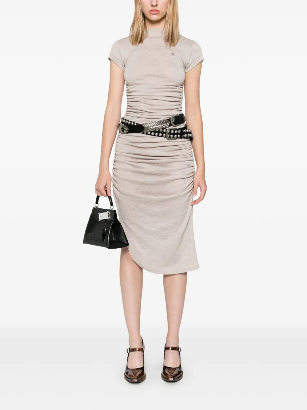 Ruched Mini Dress