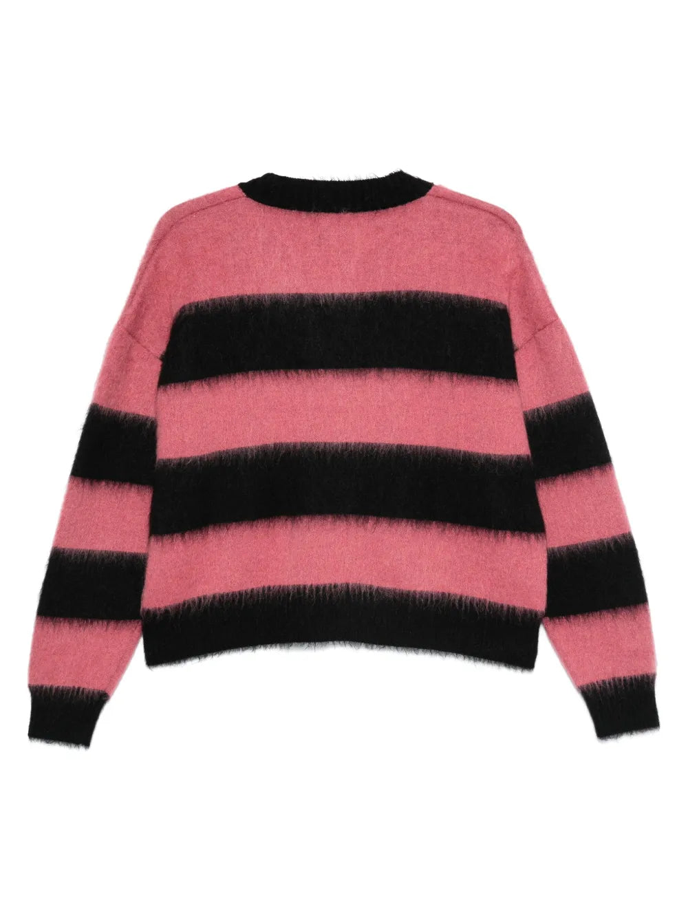 Brushed Striped Cardigan