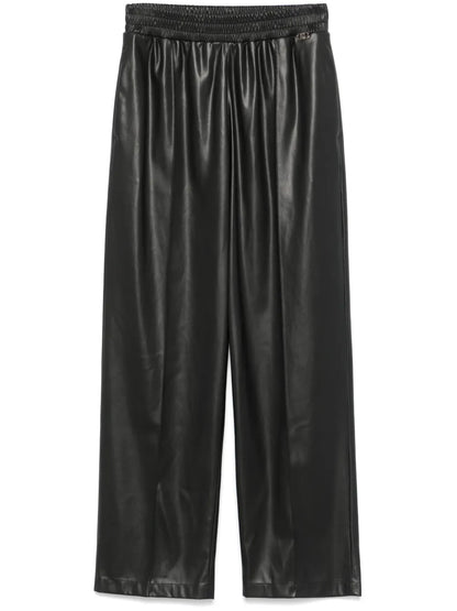 Faux-Leather Trousers