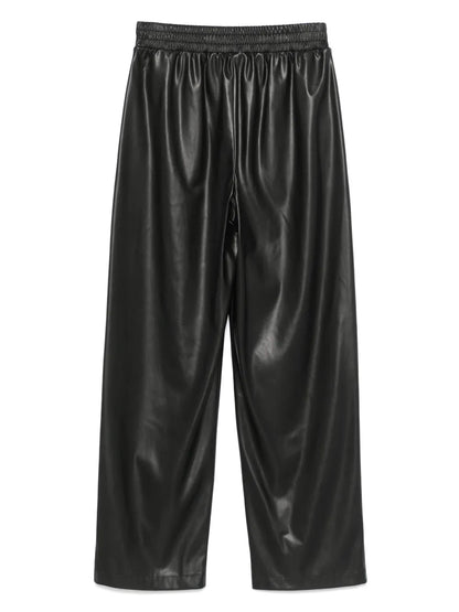 Faux-Leather Trousers