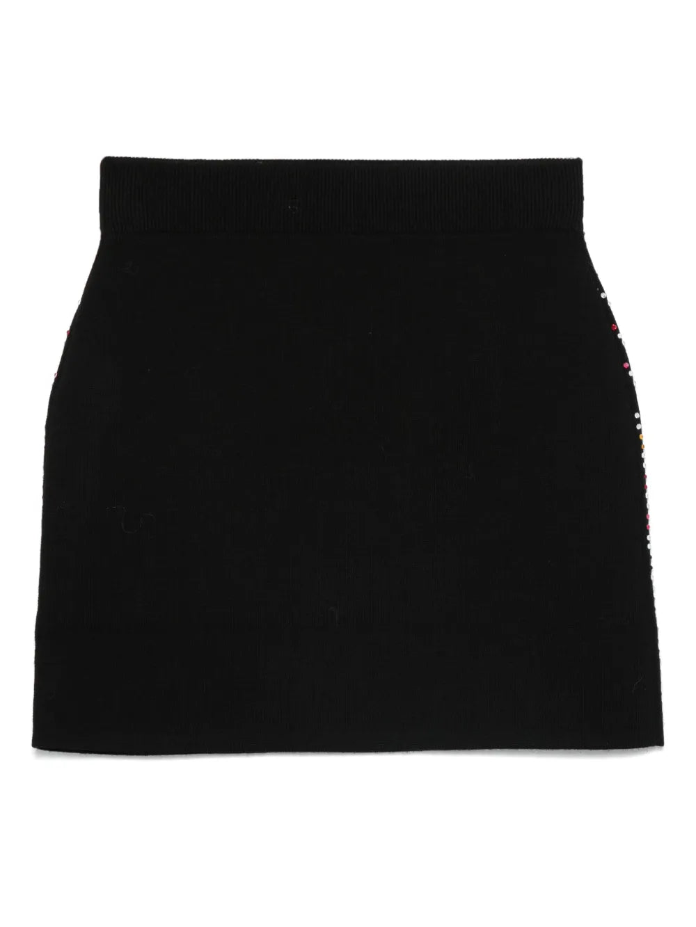 Rhinestone Striped Mini Skirt
