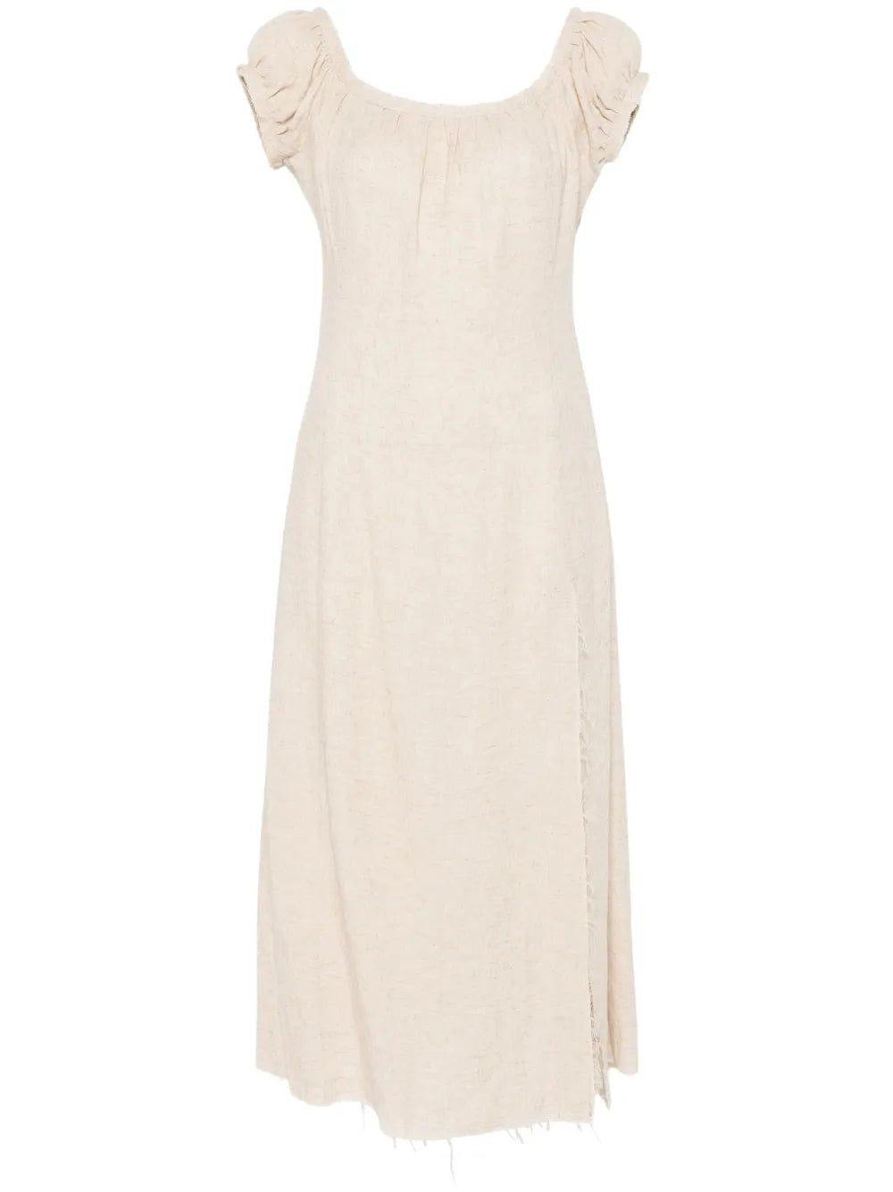 Frayed Midi Dress