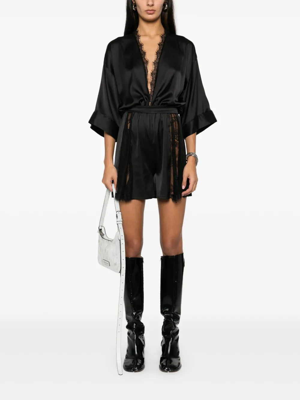 Lace-Trim Playsuit