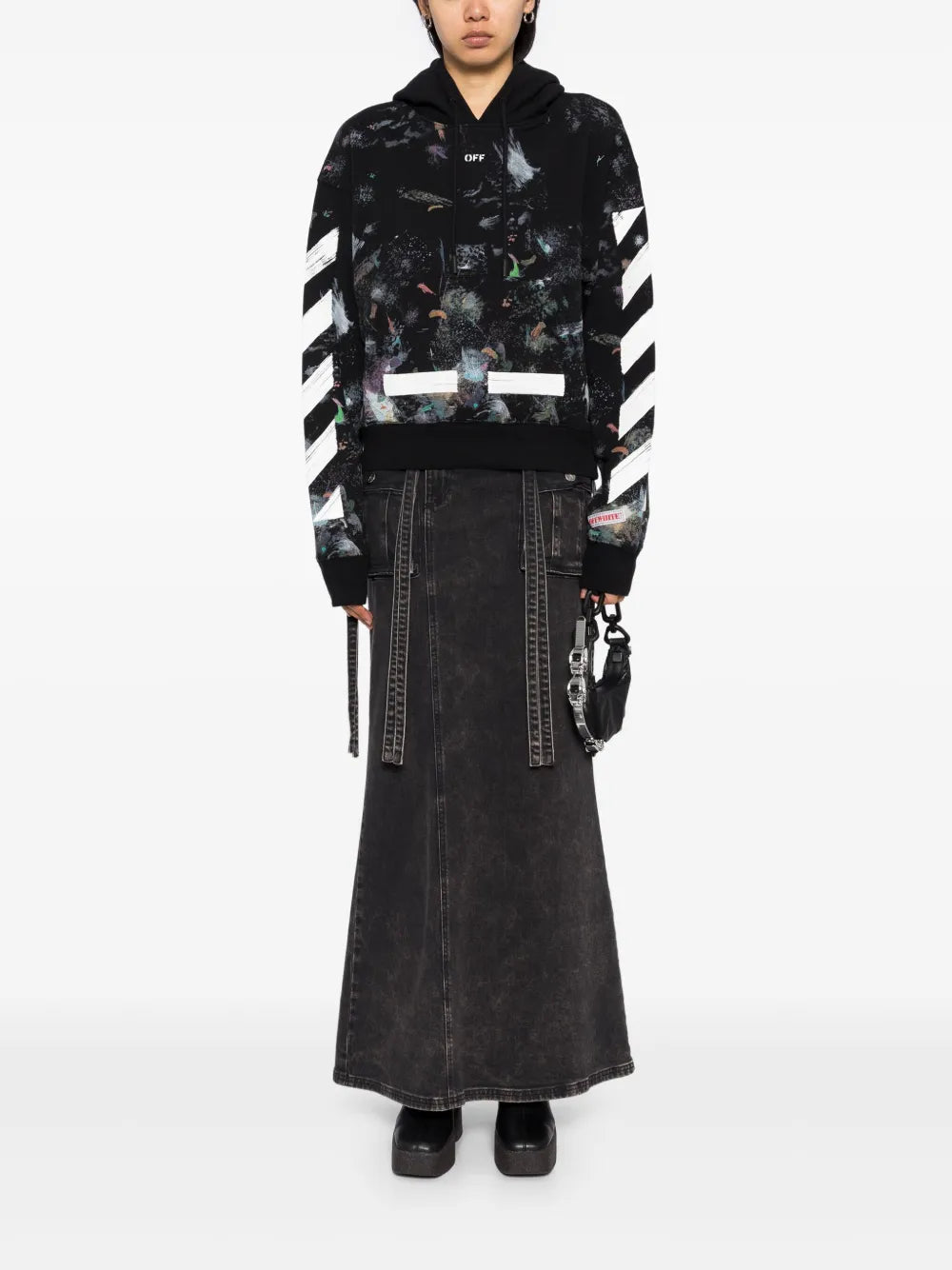 Graphic-Printed Hoodie
