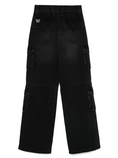 Denim Cargo Jeans
