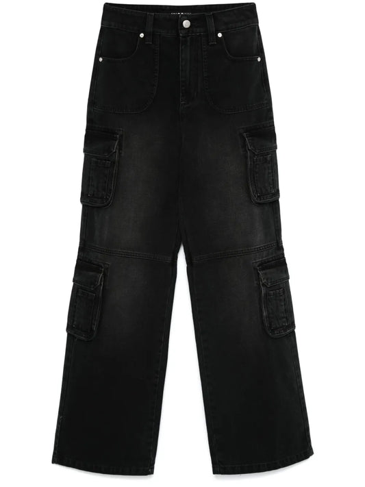 Denim Cargo Jeans