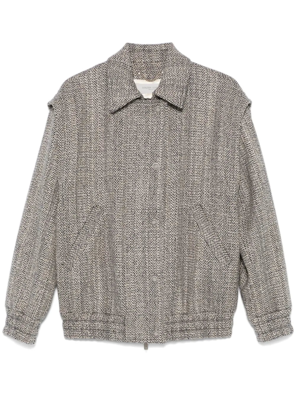 Herringbone-Pattern Jacket