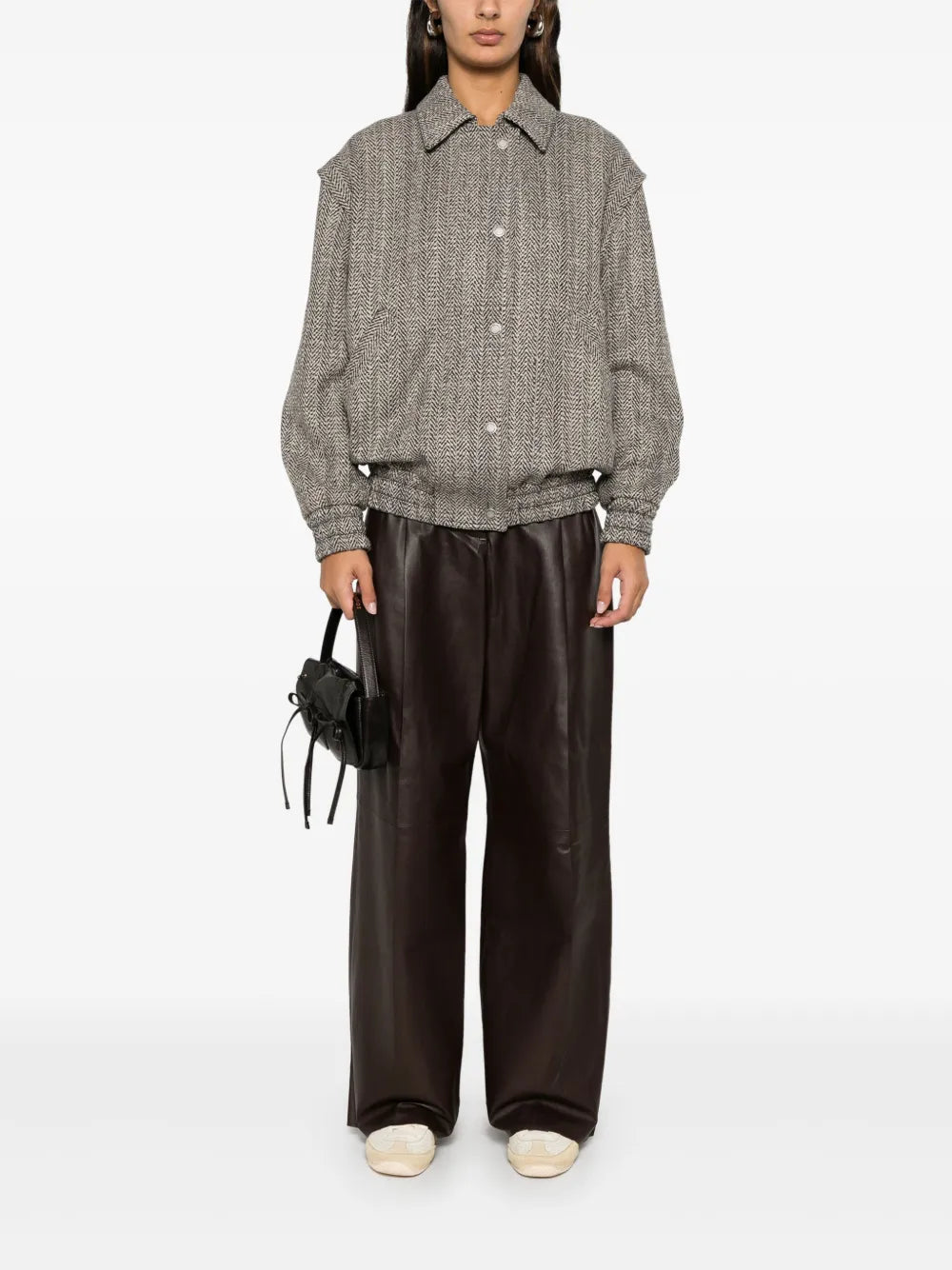 Herringbone-Pattern Jacket