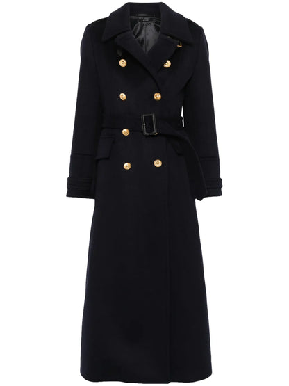 Double-Breasted Military Coat