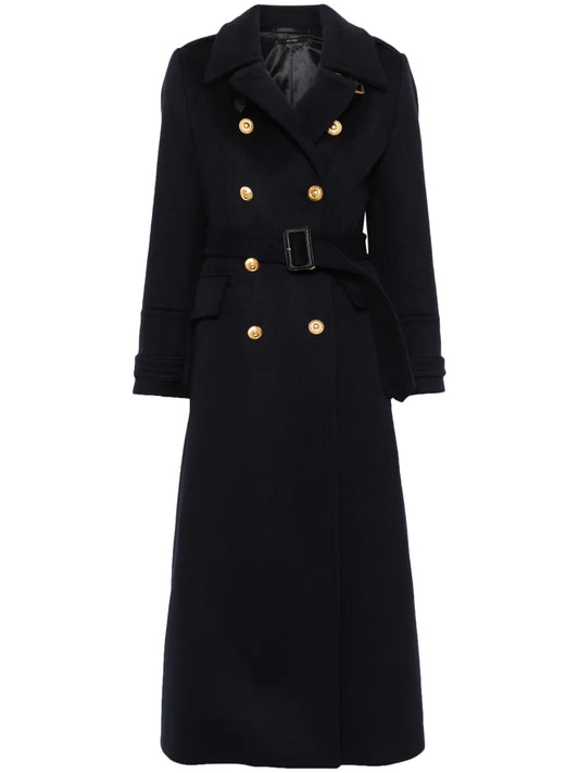 Double-Breasted Military Coat