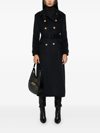 Double-Breasted Military Coat