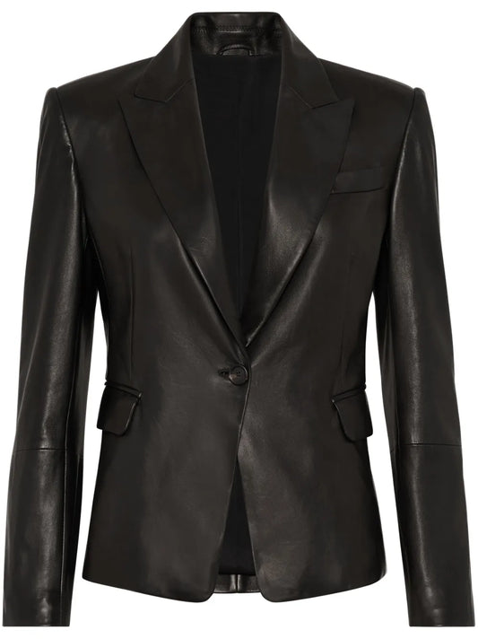 Leather Blazer