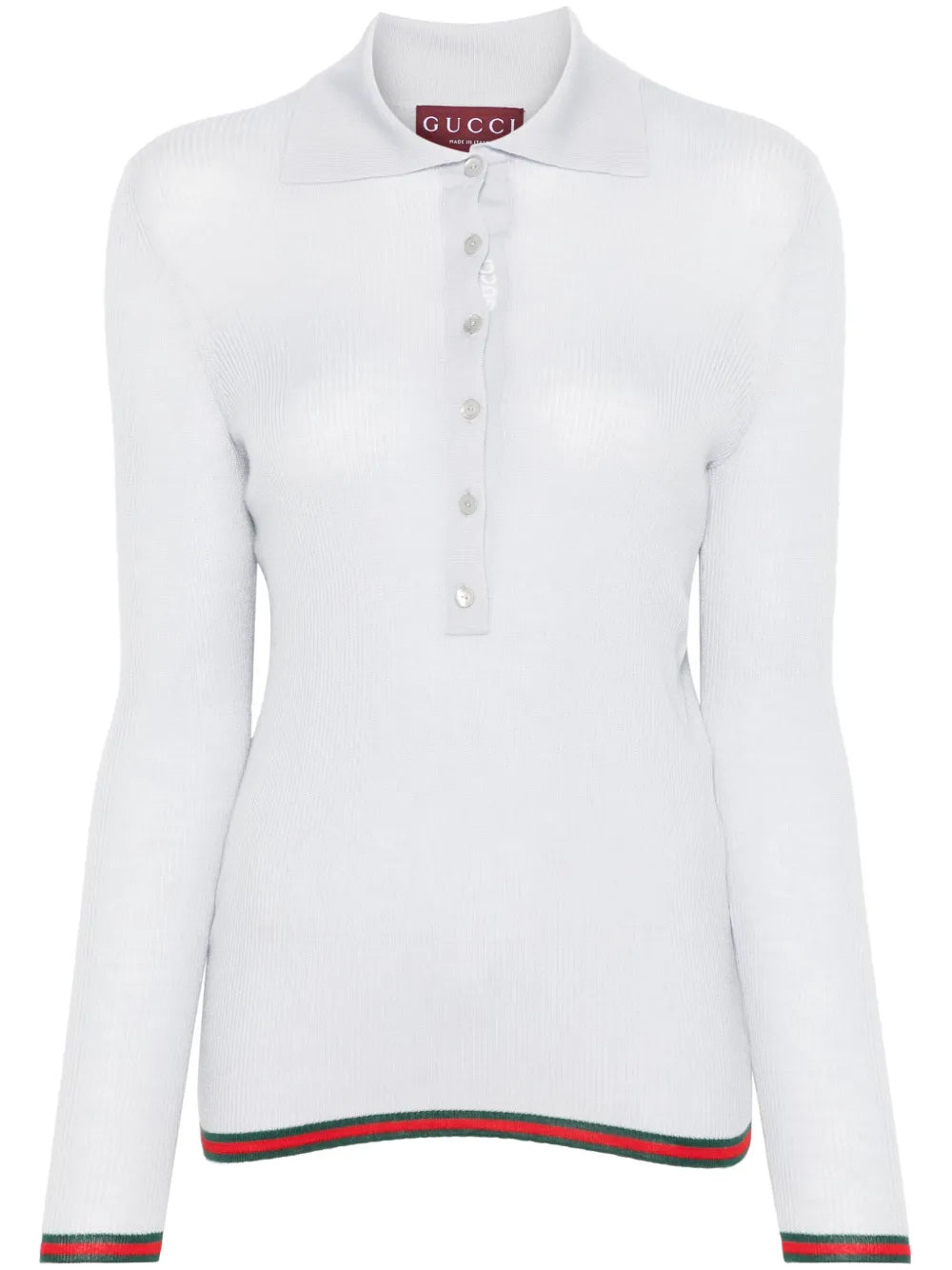 Web-Stripe Polo Top