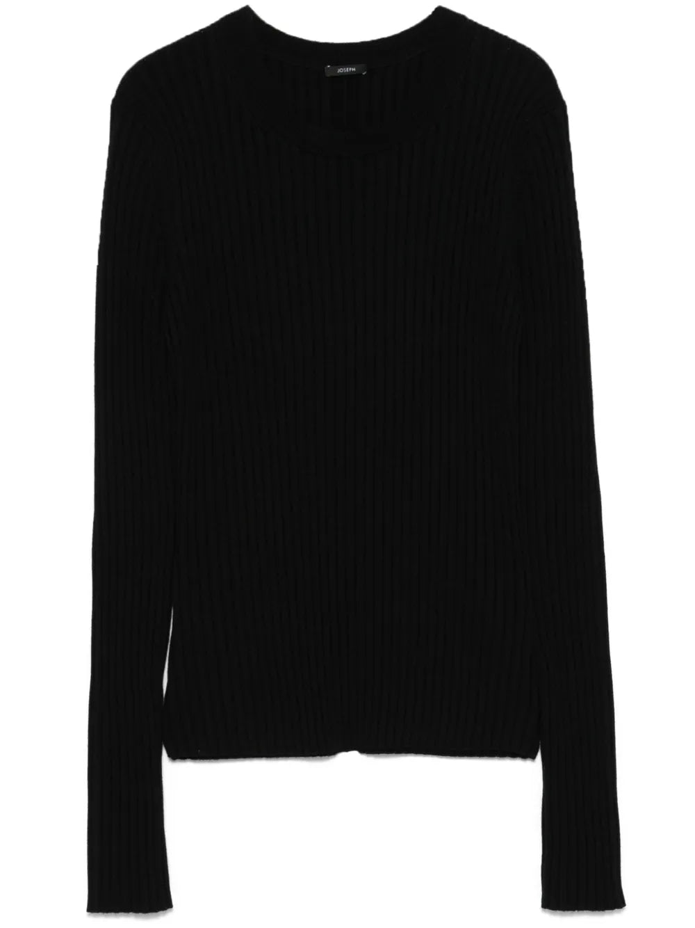 Ribbed-Knit Crew-Neck Sweater