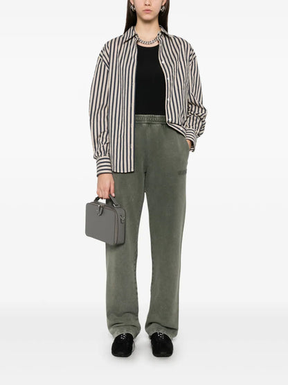Logo-Embroidered Cotton Track Pants