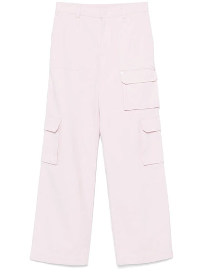 Embossed Canvas Cargo Pants