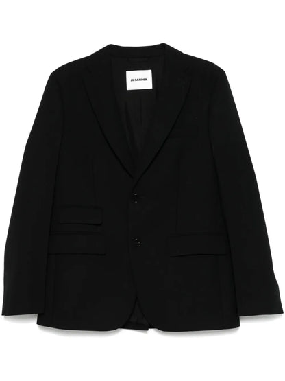Wool Canvas Blazer