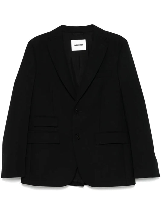 Wool Canvas Blazer