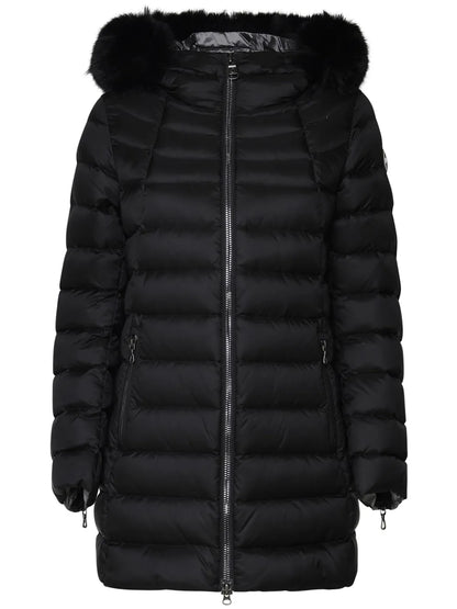 Logo-Appliqué Padded Coat