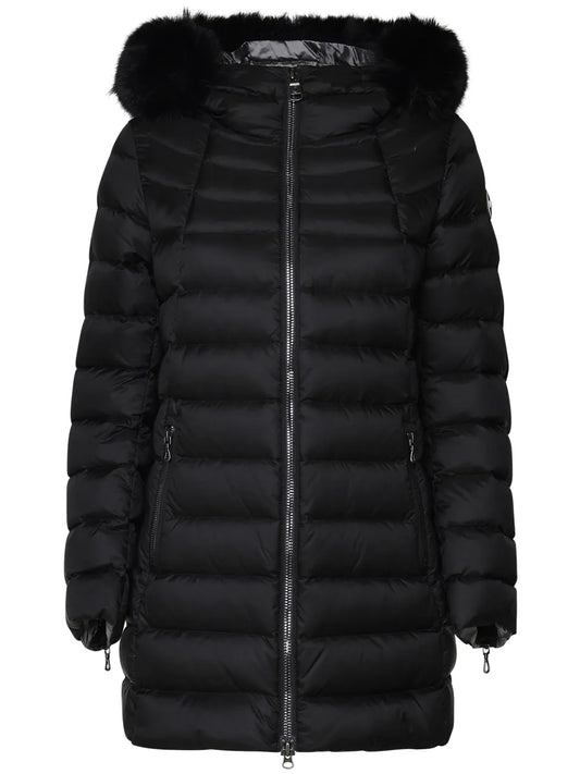 Logo-Appliqué Padded Coat