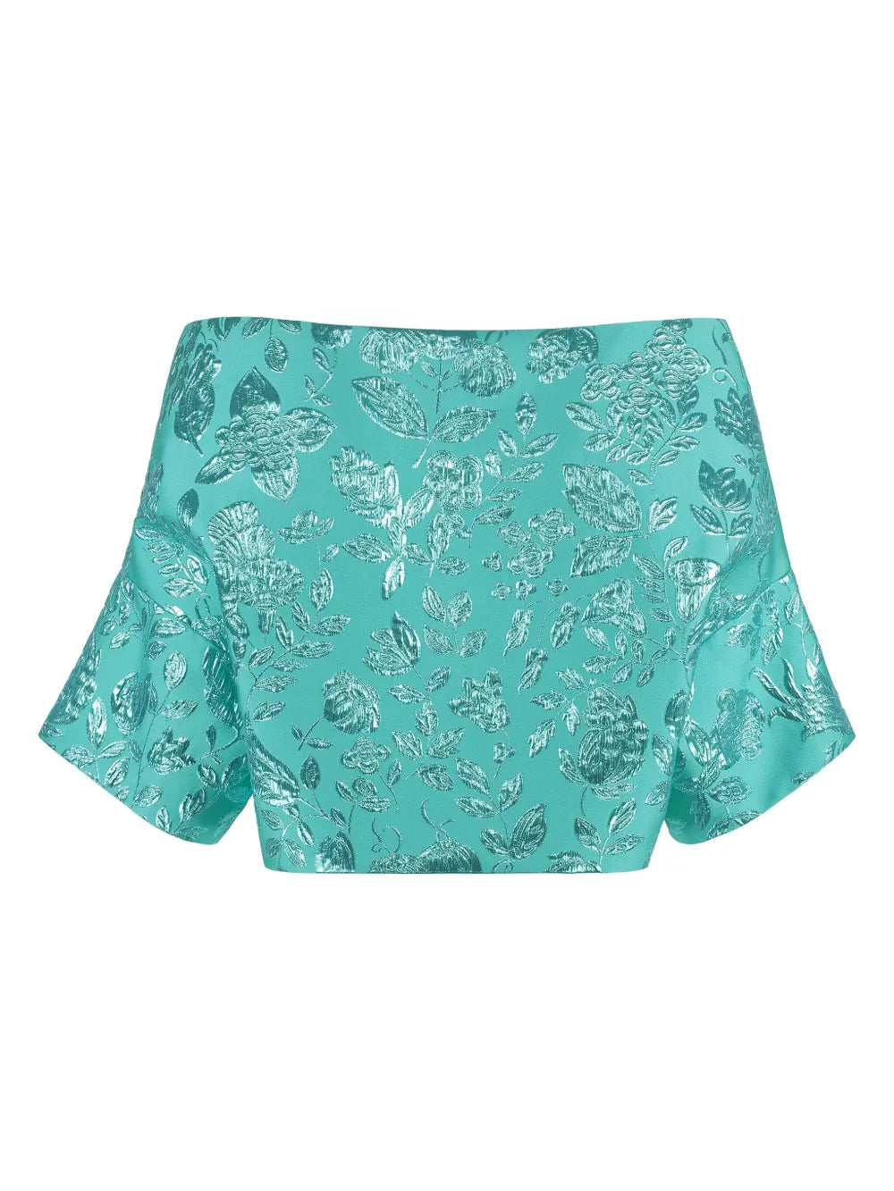 Floral Jacquard Blouse