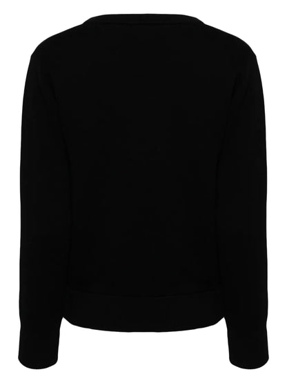 Embroidered-Logo Jumper
