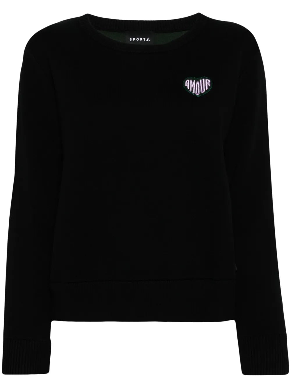 Embroidered-Logo Jumper