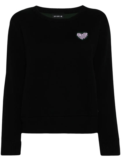 Embroidered-Logo Jumper