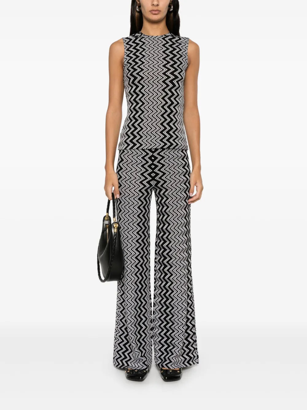 Zigzag-Design Trousers