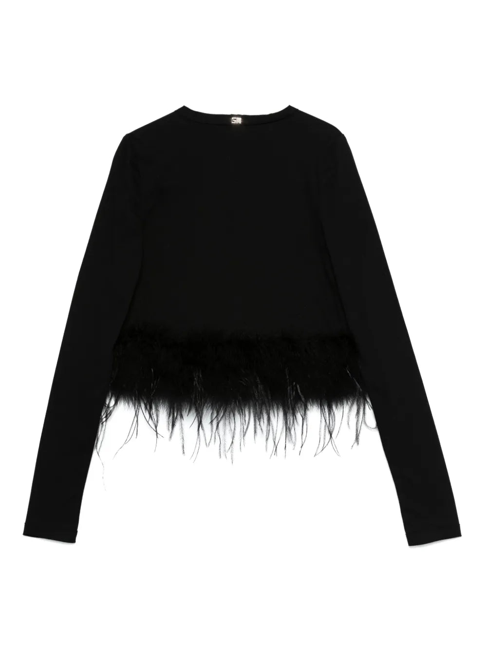 Feather-Trim Top