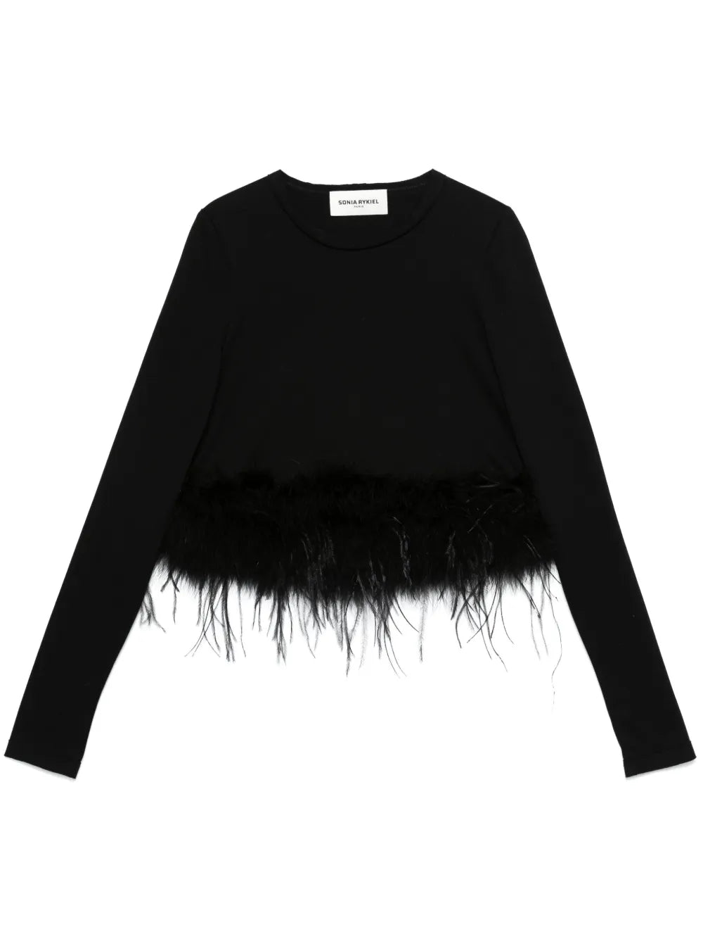 Feather-Trim Top