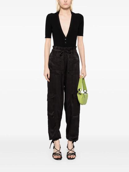 Washed Satin Trousers