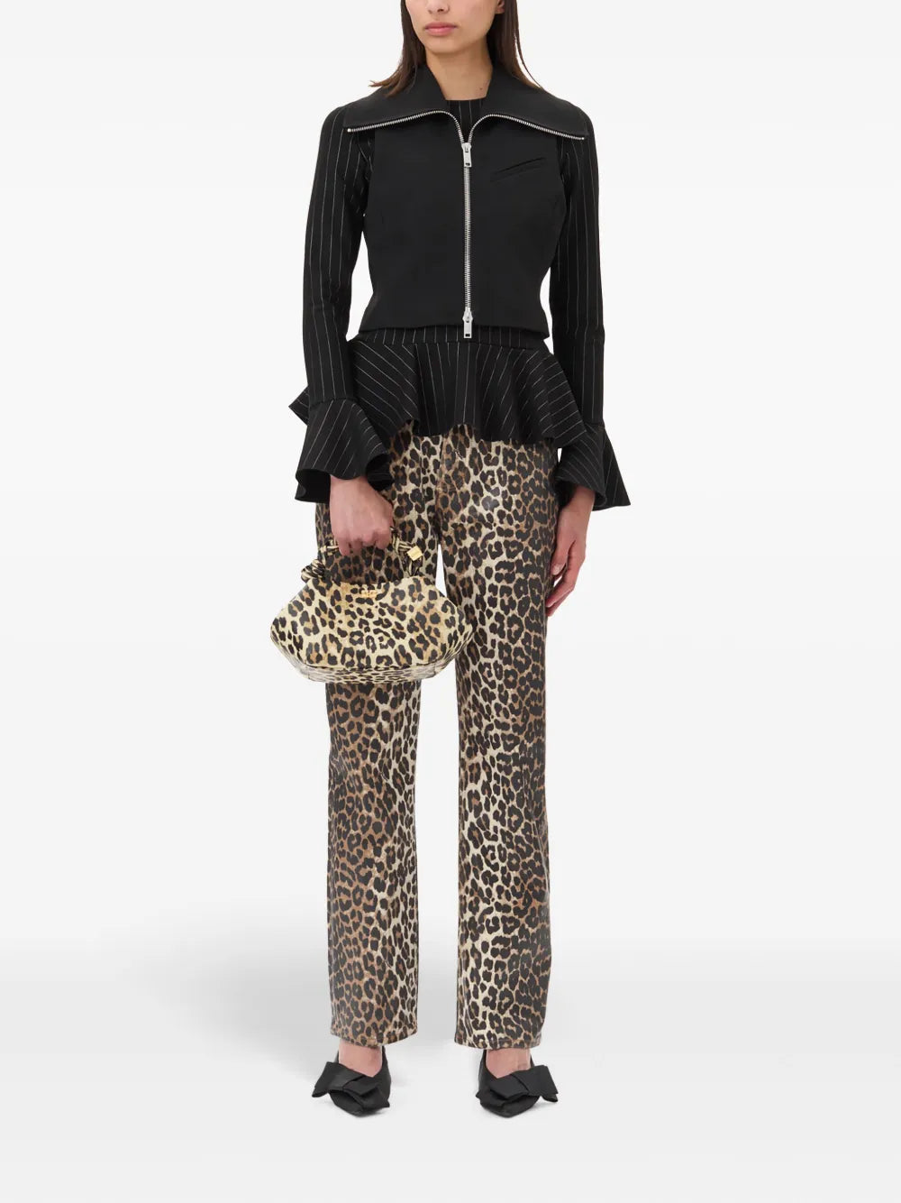 Leopard-Print Trousers
