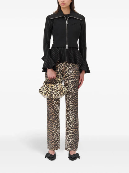 Leopard-Print Trousers