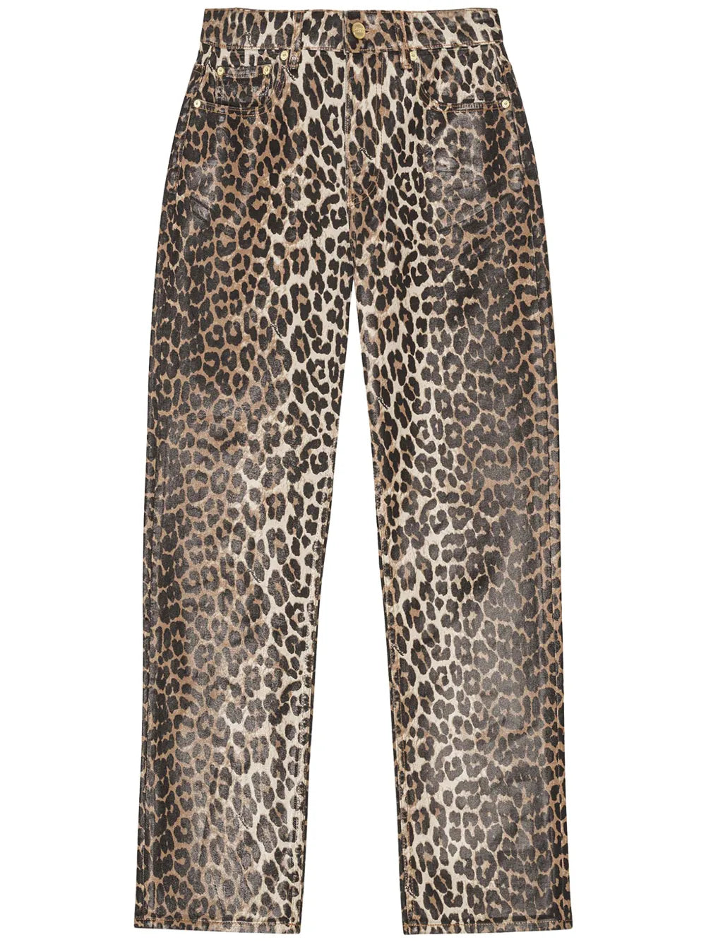 Leopard-Print Trousers