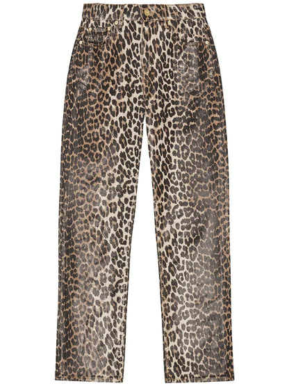 Leopard-Print Trousers