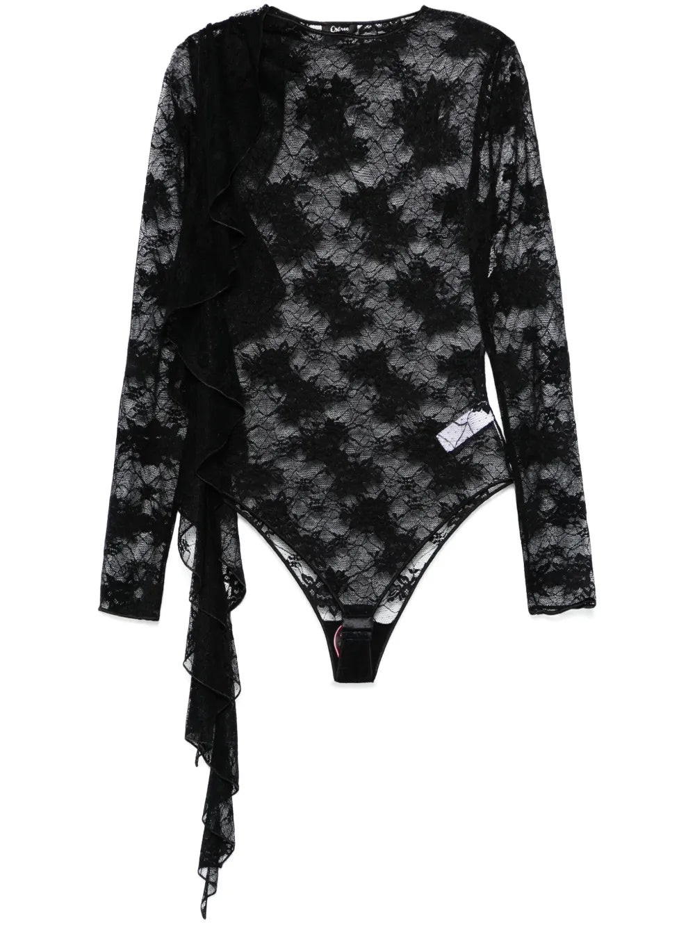 Scarf-Detail Bodysuit