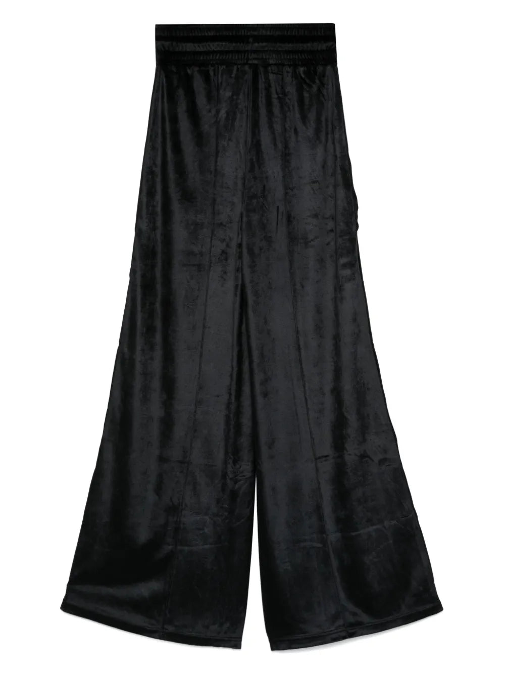 Wide-Leg Velvet Trousers