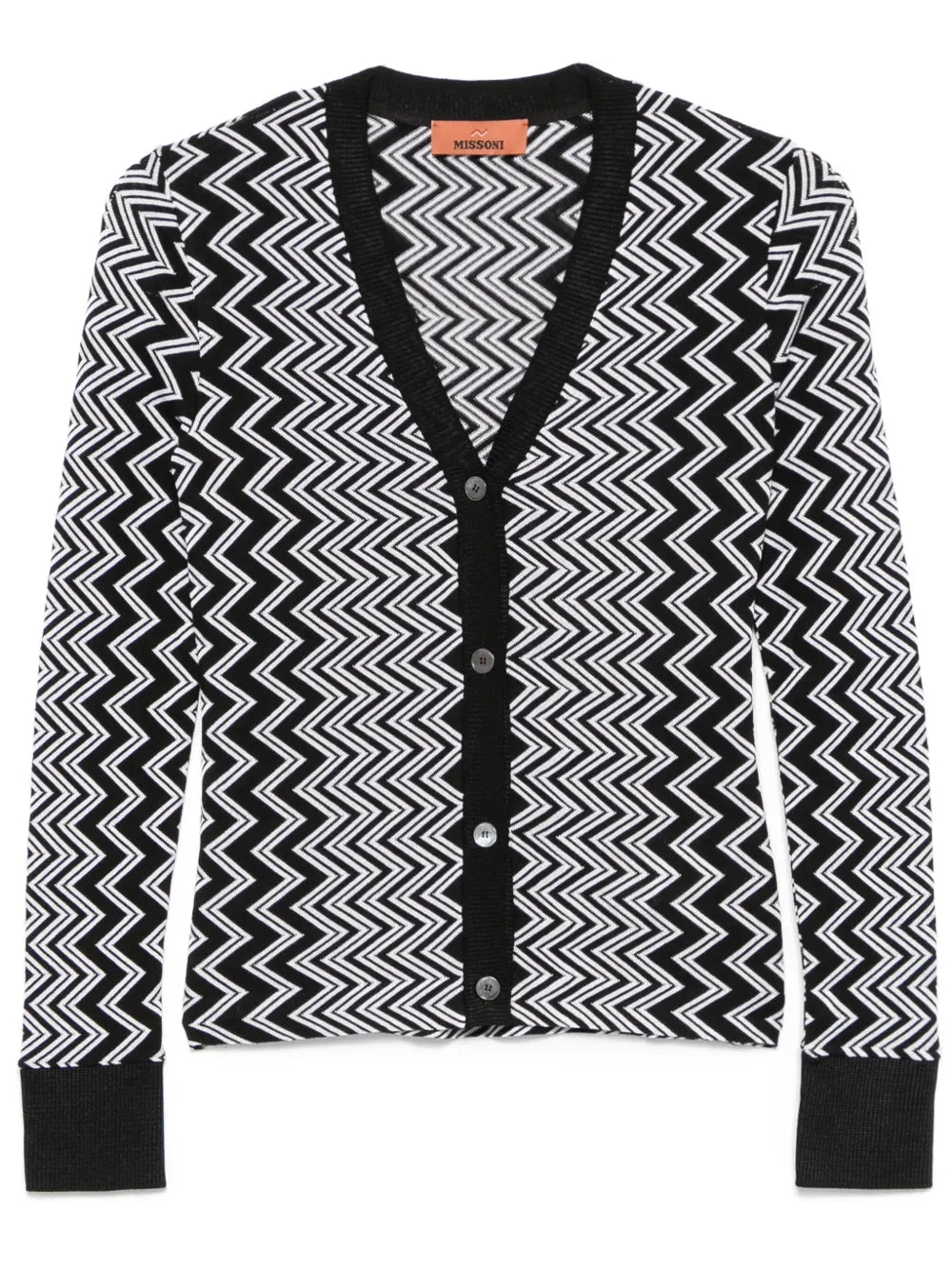 Zigzag-Design Cardigan