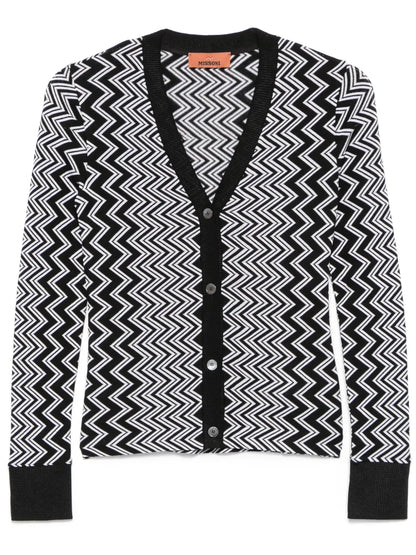 Zigzag-Design Cardigan