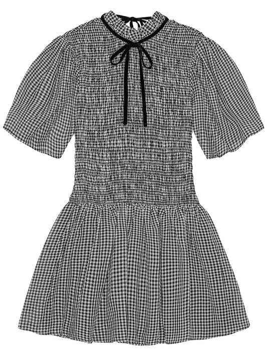 Checked Mini Dress