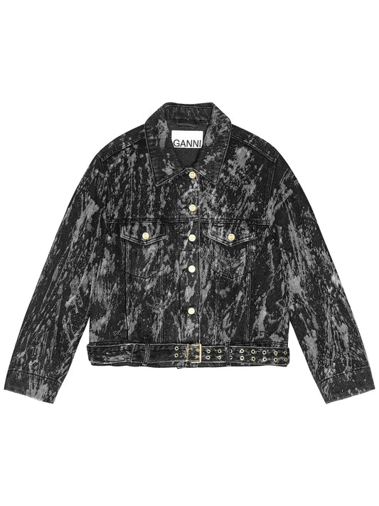 Belted Denim Jacket