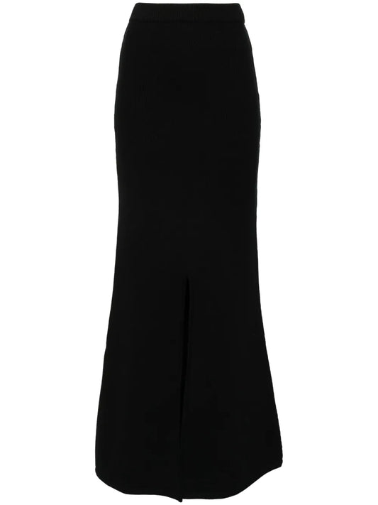 Ribbed Maxi Skirt