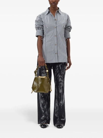 Striped Poplin Shirt