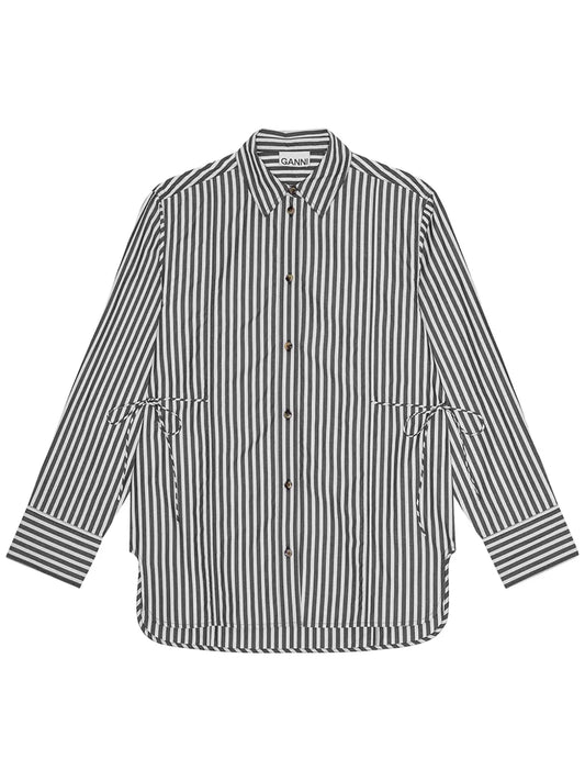 Striped Poplin Shirt