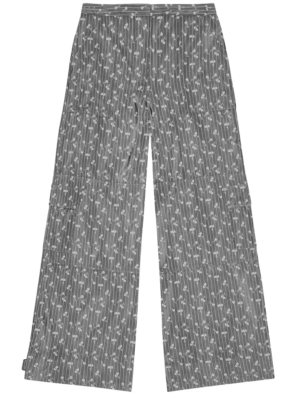 Patterned-Jacquard Trousers