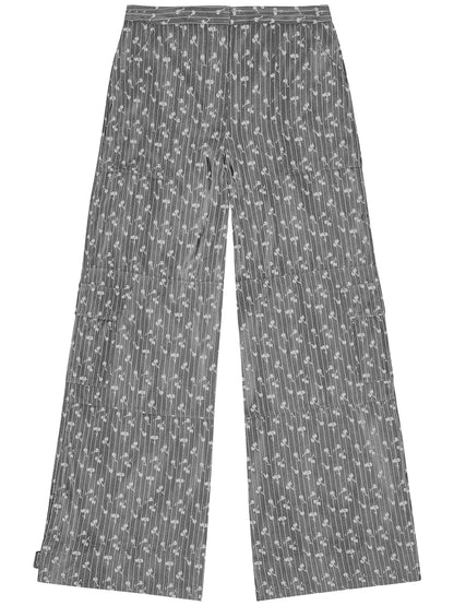 Patterned-Jacquard Trousers