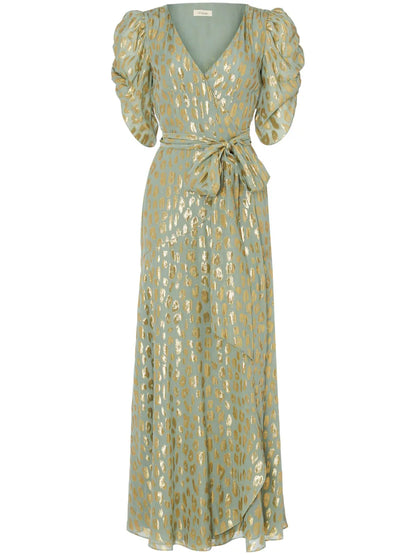 Kyra Wrap Maxi Dress