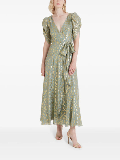 Kyra Wrap Maxi Dress