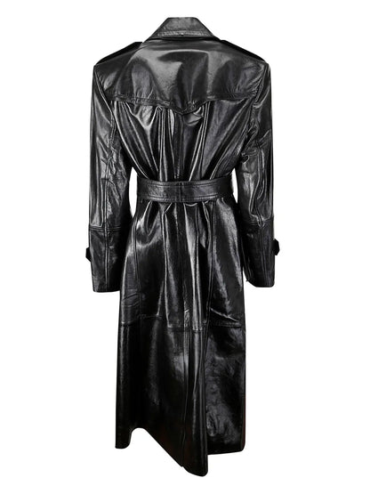Leather Trench Coat